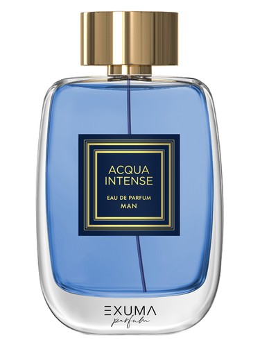 Frasco de Acqua Intense Man, de Exuma Parfums