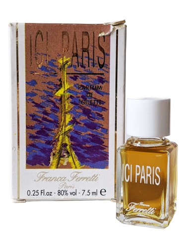 Frasco de Ici Paris, de Franca Ferretti