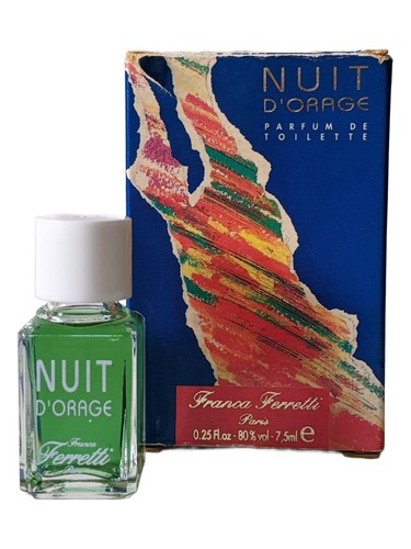 Frasco de Nuit D'Orage, de Franca Ferretti