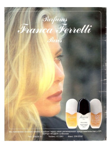 Frasco de Elle de France, de Franca Ferretti