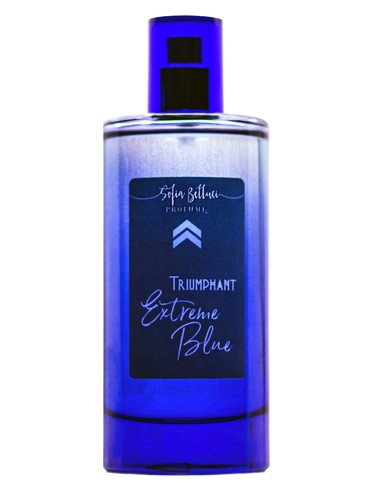 Frasco de Triumphant Extreme Blue, de Sofia Belluci Profumi