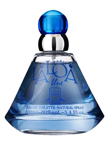 Frasco de Laloa Blue, de Via Paris Parfums
