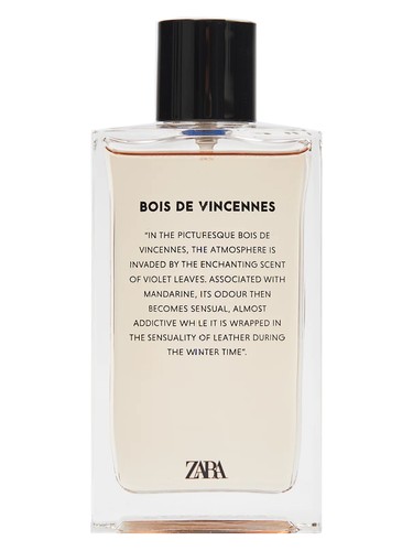 Frasco de Bois de Vincennes, de Zara