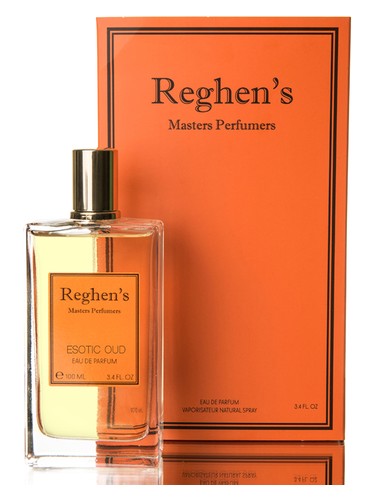 Frasco de Esotic Oud, de Reghen's Masters Perfumers