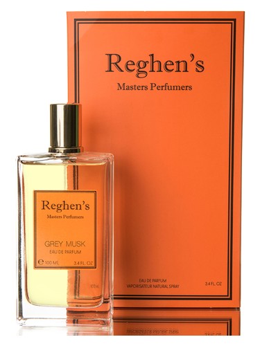 Frasco de Grey Musk, de Reghen's Masters Perfumers