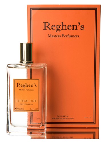 Frasco de Extreme Cafe, de Reghen's Masters Perfumers