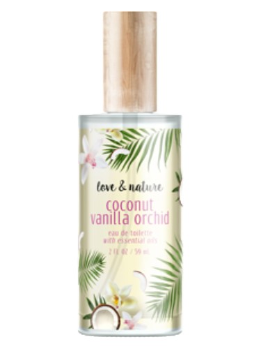 Frasco de Coconut Vanilla Orchid, de Love & Nature