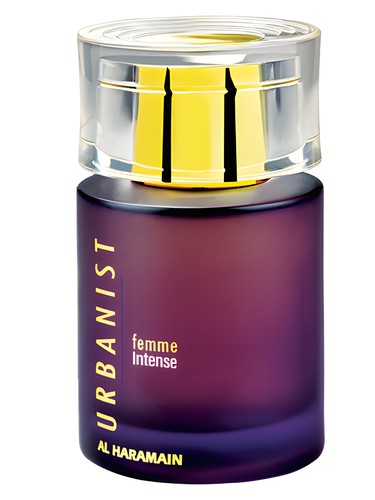Frasco de Urbanist Femme Intense, de Al Haramain Perfumes