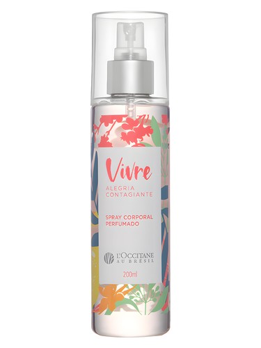 Frasco de Vivre Alegria Contagiante, de L’Occitane Au Brésil