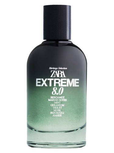 Frasco de Extreme 8.0, de Zara