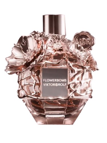Frasco de Flowerbomb 15th Anniversary Haute Couture Edition, de Viktor&Rolf
