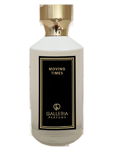 Frasco de Moving Times, de Galleria Parfums