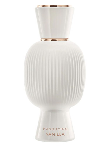 Frasco de Allegra Magnifying Vanilla Essence, de Bvlgari