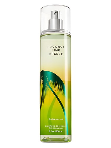 Frasco de Coconut Lime Breeze, de Bath & Body Works
