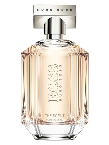 Frasco de Boss The Scent Pure Accord For Her, de Hugo Boss