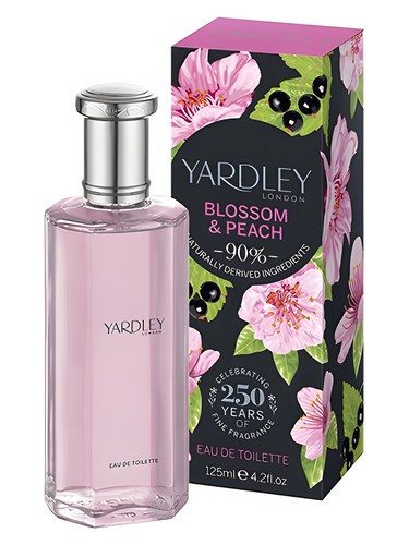 Frasco de Blossom & Peach, de Yardley