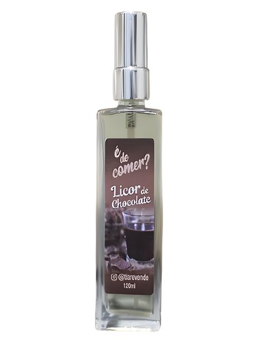 Frasco de Licor de Chocolate, de Tiê Perfumes