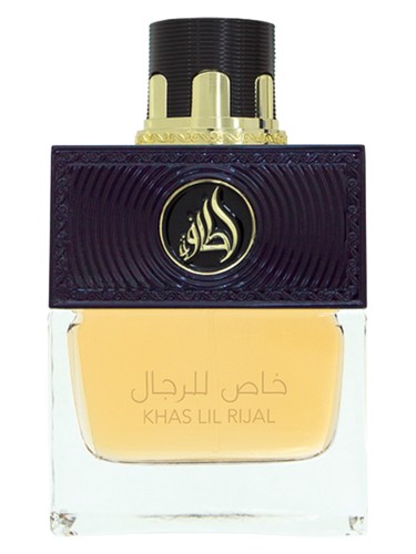 Frasco de Khas Lil Rijal Black Edition, de Lattafa Perfumes