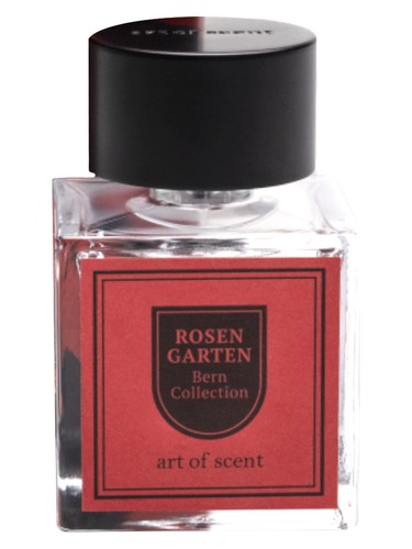 Frasco de Rosengarten, de Art of Scent - Swiss Perfumes