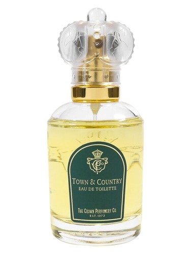 Frasco de Town & Country, de The Crown Perfumery Co.