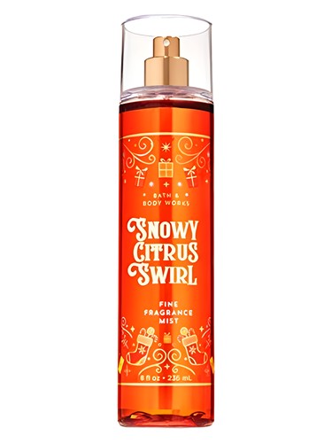 Frasco de Snowy Citrus Swirl, de Bath & Body Works