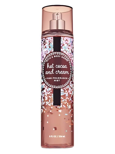Frasco de Hot Cocoa and Cream, de Bath & Body Works