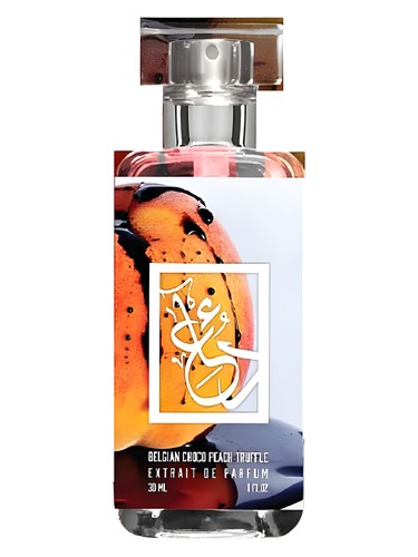 Frasco de Belgian Choco Peach Truffle, de The Dua Brand