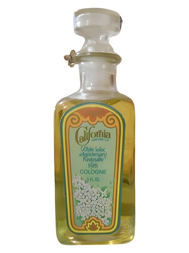 Frasco de California Anniversary Keepsake White Lilac — Avon