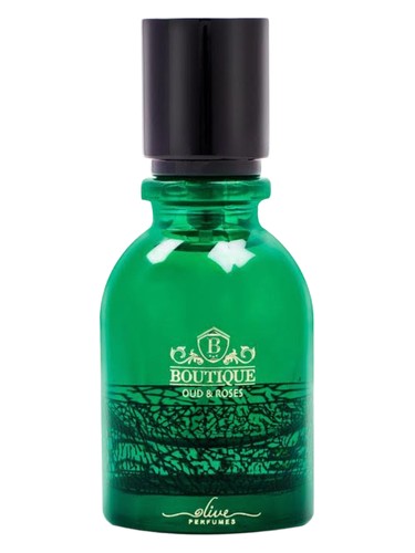 Frasco de Oud & Roses, de Olive Perfumes