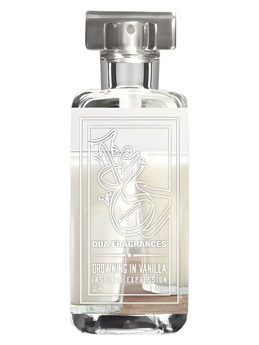 Frasco de Drowning in Vanilla, de The Dua Brand