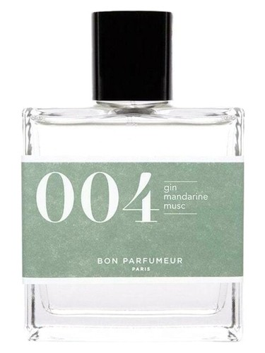 Frasco de 004 Gin Mandarine Musc, de Bon Parfumeur