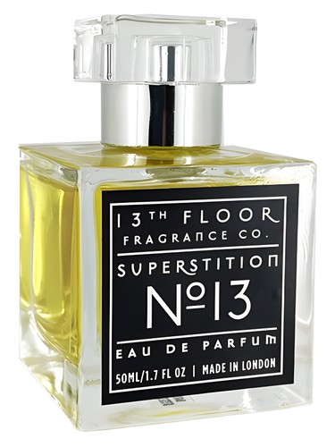 Frasco de Superstition No. 13, de 13th Floor Fragrance