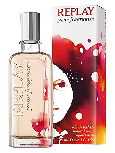 Frasco de Replay Your Fragrance! for Her, de Replay