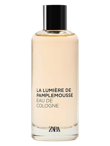 Frasco de La Lumiere de Pamplemousse, de Zara