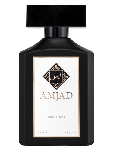 Frasco de Bright Musk, de Amjad