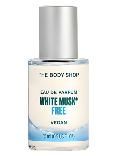 Frasco de White Musk Free, de The Body Shop