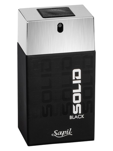 Frasco de Solid Black For Men, de Sapil