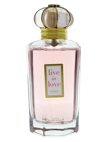 Frasco de Live In Love Paris, de Oscar de la Renta