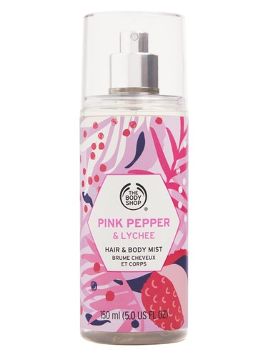 Frasco de Pink Pepper & Lychee, de The Body Shop