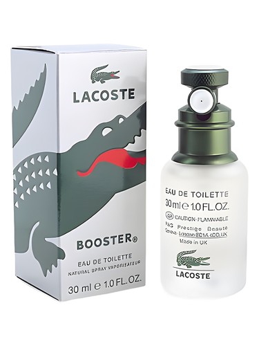 Frasco de Booster, de Lacoste Fragrances