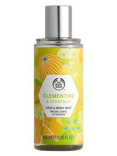 Frasco de Clementine & Starfruit, de The Body Shop