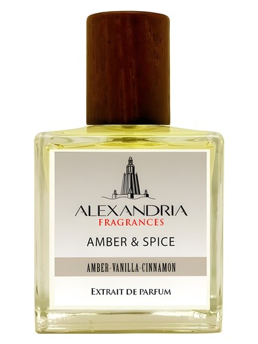 Frasco de Amber & Spice, de Alexandria Fragrances