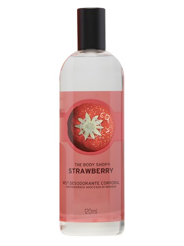 Frasco de Strawberry, de The Body Shop