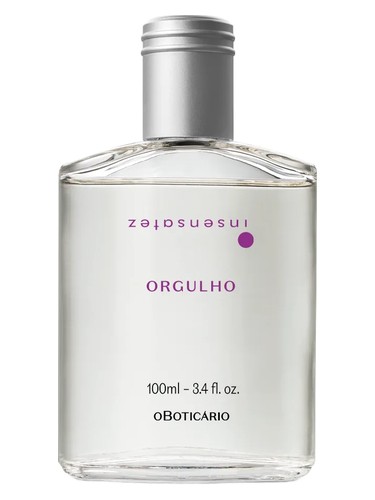 Frasco de Insensatez Orgulho, de O Boticário