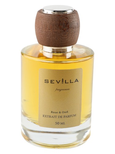 Frasco de Rose & Oud, de Sevilla Fragrances