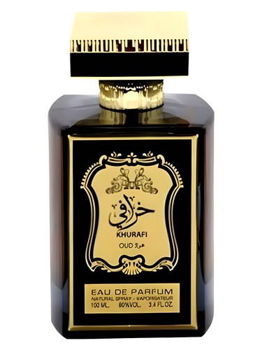 Frasco de Khurafi Oud, de Lattafa Perfumes