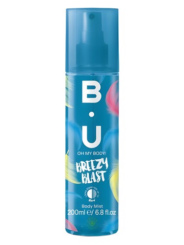 Frasco de BU Breezy Blast, de Sarantis