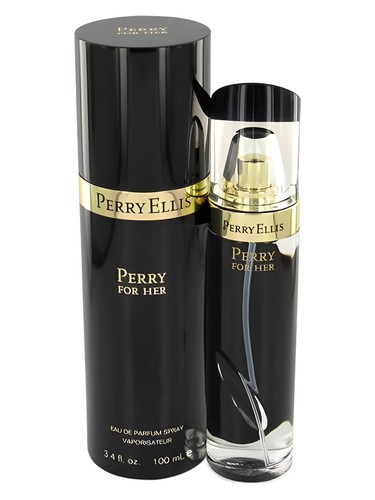 Frasco de Perry Black for Her, de Perry Ellis