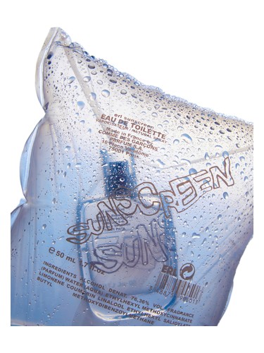 Frasco de ERL Sunscreen, de Comme des Garcons