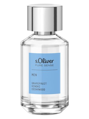Frasco de Pure Sense Men Eau de Toilette, de s.Oliver
